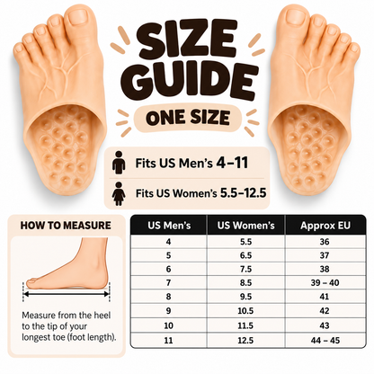 FUNNYFEET™ Giant Feet Slippers